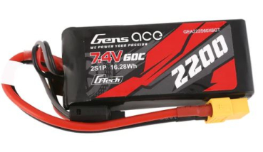 GEA222S60X6GT Lipo 7,4/2200 GENS-60C GT Short XT60/XH